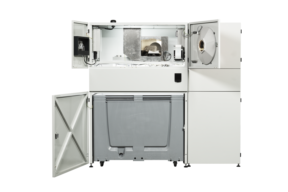 Returmatic R30 RVM opened