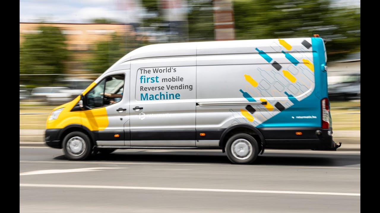 ReturMobil mobil palackvisszaváltó automata DRS-begyűjtéshez